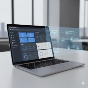 Panel de administración de Google Workspace mostrando fases de implementación.