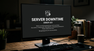 caida de sitio web error servidor hosting