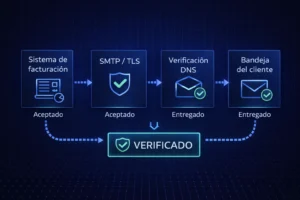 Servicio de Correo Empresarial para Facturación Electrónica con flujo de envío seguro